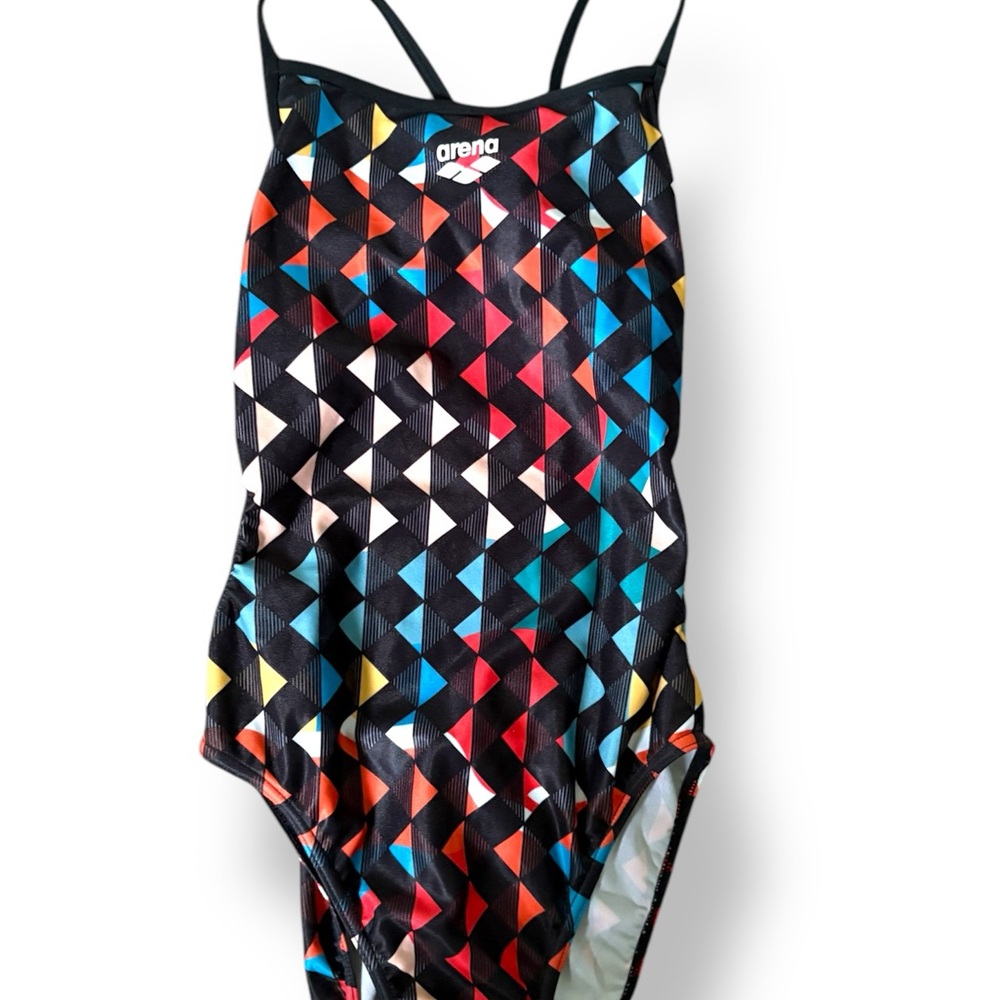 Arena Geometric Pattern Swimsuit